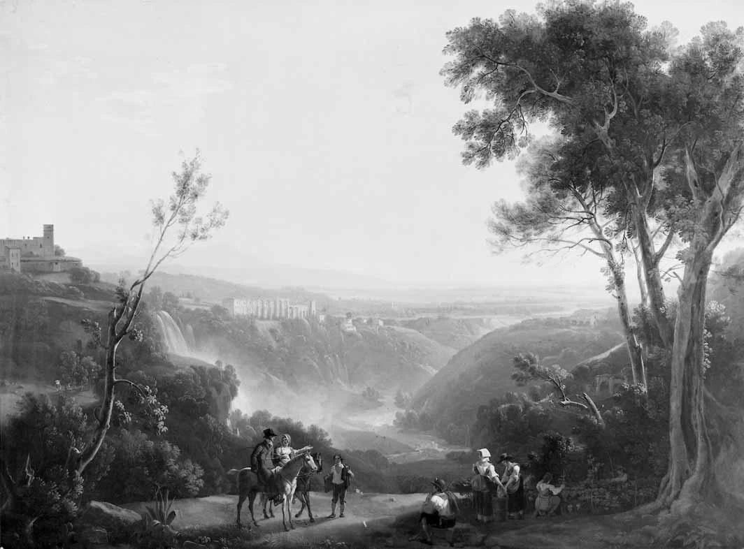 Luigi Basiletti-101-veduta di Tivoli